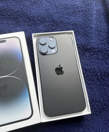 айфон 14 про макс цена в бишкеке: IPhone 14 Pro Max, 256 ГБ, Black Titanium, Кулакчындар, Заряддоочу түзүлүш, Коргоочу айнек, 88 %