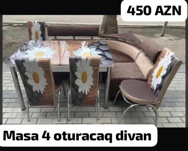 metbex kunc divanları: Künc divan, Mətbəx üçün, Açılmayan