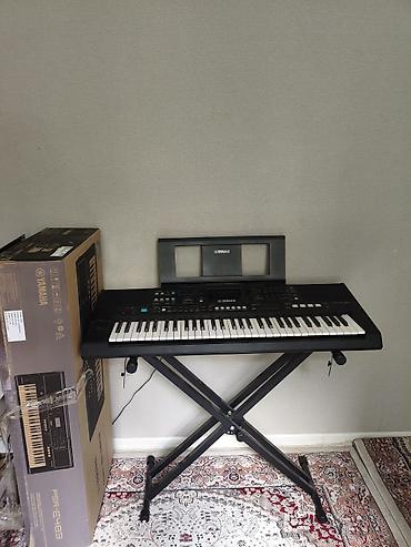 Синтезатор Yamaha PSR ‑ E483 + X - стойка Состояние - идеальное 860