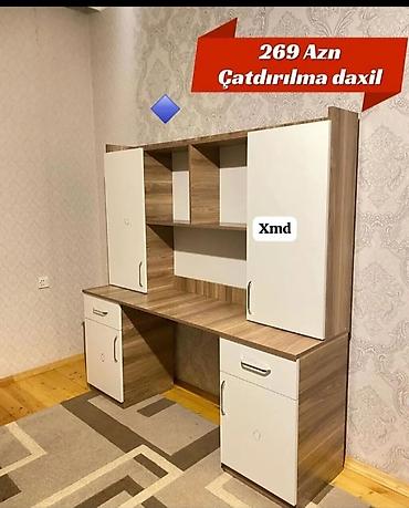 stelaj polka: Düz masa, Polkalı, Siyirməli, Sadə laminat — 1