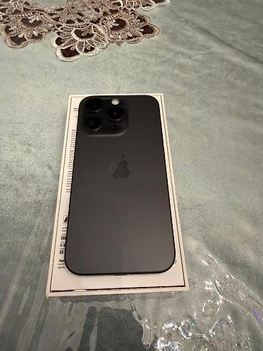 Apple iPhone: IPhone 15 Pro, 256 GB, Qara, Simsiz şarj, Face ID, Sənədlərlə — 5