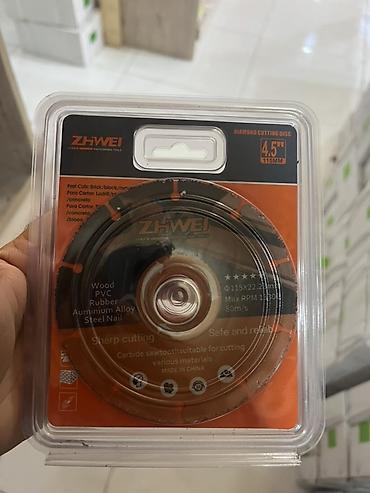Kəsici disklər: ZHWEI Diamond Cutting Disc – 4.5" (115 mm) - Çap: 115 mm (4.5") - — 1