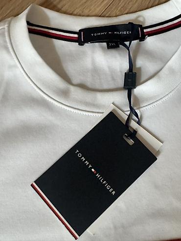 tech flees: Футболка Tommy Hilfiger - Цвет: белый - Размер на бирке:на рост — 3