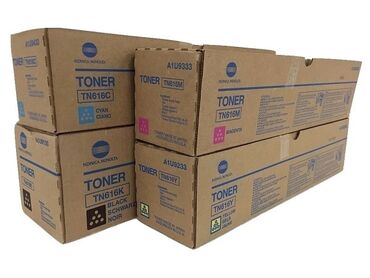 совместимые расходные материалы newtone тонеры для картриджей: TONER TN-616 Konica Minolta C6000 / C7000 в остатках 3 цвета: синий