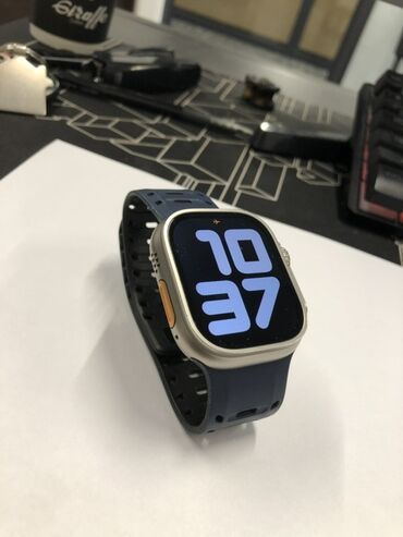микрофон петличный: Смарт‑часы в стиле Apple Watch Ultra Аккумулятор 100% пользовались