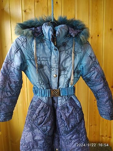 Верхняя одежда: Продаю детское теплое пальто на синтепоне, для девочки,с капюшоном — 8