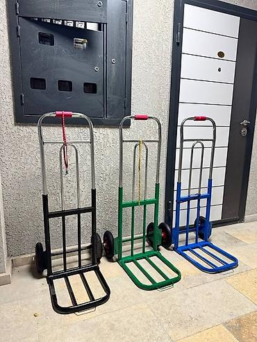 Садово-строительные тачки и тележки: Садово-строительная тачка и тележка, Стальная, Двухколесная, Новый, В розницу — 4