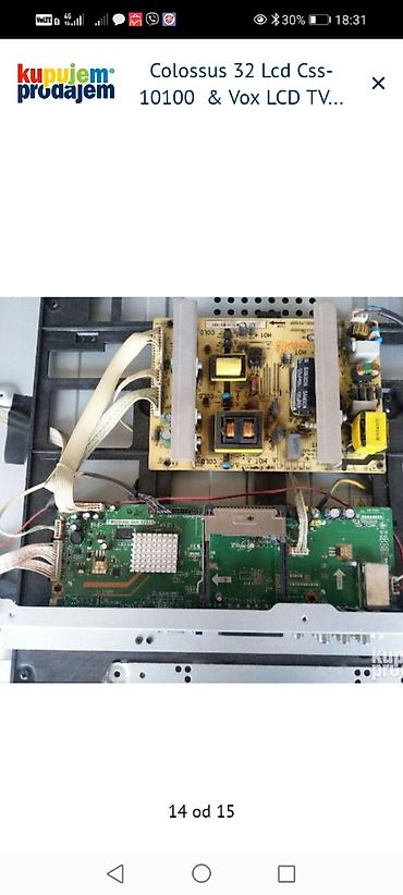 Aksesoari za TV i video: Delovi za LCD televizore – Colossus 32" CSS-10100 i Vox LCD TV 3211 — 15