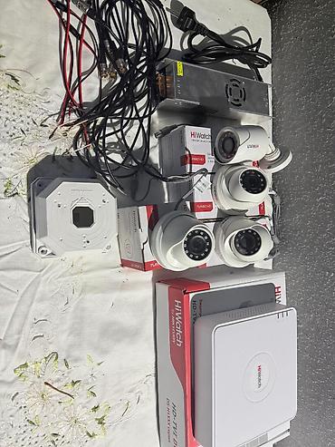 Videomüşahidə: 8 (4 col4 iceri) kamera 8 lik dvr Hard disk, power supply — 2