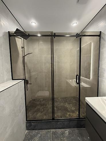 Зеркала: Душевая Кабины из закалённого стекла на заказ. - Типы конструкций — 8