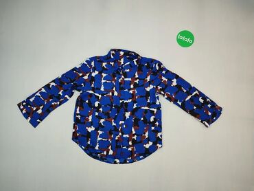 Koszule i bluzki: Koszula, S (EU 36), wzór - Print, kolor - Niebieski