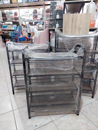 Ev üçün digər mallar: Ayaqqabi polkasi ayaqqabi refi plasmas ve demir materiallar 3,4 ve 5 — 6