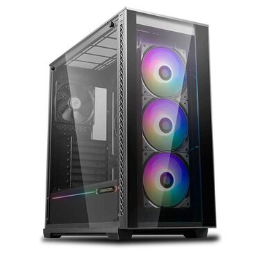 en ucuz komputer: DeepCool MATREXX 70 ADD-RGB 3F black yenidir! Agzi bağlı qutusunda