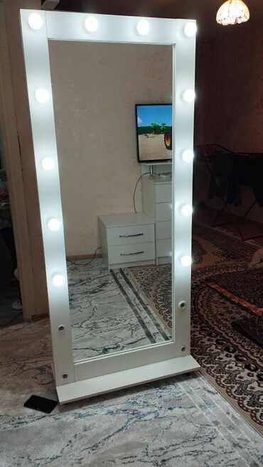 зеркало с подсветкой цена бишкек: Продается шикарнок зеркало высота 185 см. ширина 80-85 см. в отличном