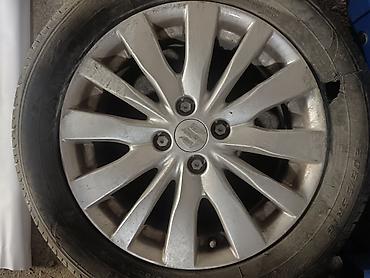 Şin və təkərlər: Suzuki orijinal yüngül lehimli disk və təkər komplekti — 1