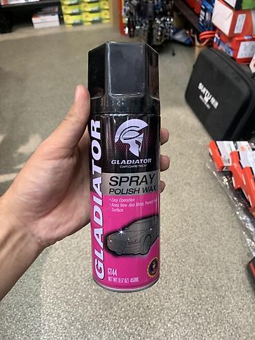 GLADIATOR Spray Polish Wax — аэрозольный полироль-воск для автомобиля