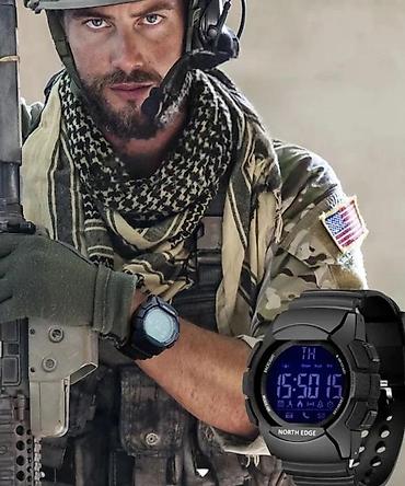 Ručni satovi: North edge ak - 50mm - crna opis: funkcije: kalendar alarm štoperica — 3