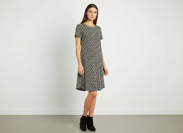buty na koturnie czarne deichmann: New Look, Women`s dress, size M