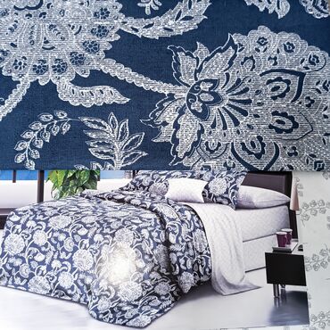 Posteljina: Bračna, Pamučni saten, bоја - Šareno, Turska — 1