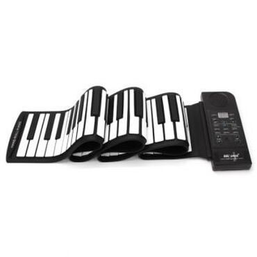 мелодия пианино: Раскладное гибкое пианино на 61/88 клавиш со встроенной колонкой