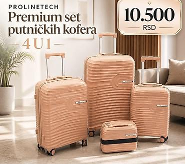 mona bags: PROLINETECH – Premium set putničkih kofera 4 u 1 Komplet sadrži — 1