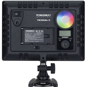 selfi isigi: YN-300 Air II - iki əsas rejimə malikdir - RGB və 3200K-5600K dəyişən