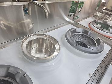 wok: Промышленная газовая плита wok, двухконфорочная, с центральной — 8