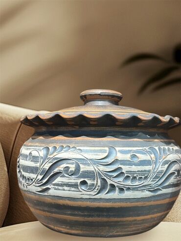 Qazanlar: Qazan, rəng - Qəhvəyi, Keramika — 5