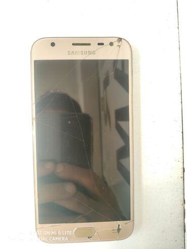 samsung j3 kabrolari: Samsung Galaxy J3 2018, 16 GB, rəng - Qızılı, Sensor, İki sim kartlı