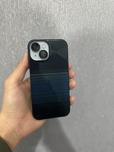 Мобильные телефоны и аксессуары: IPhone 15, Б/у, 128 ГБ, Голубой, Чехол, 87 % — 3