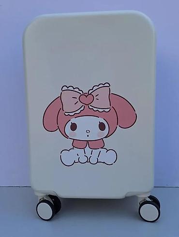 Rančevi, torbe i koferi: Dečji/ženski kofer sa crtanim likom – kabinski format - Dizajn: krem — 3