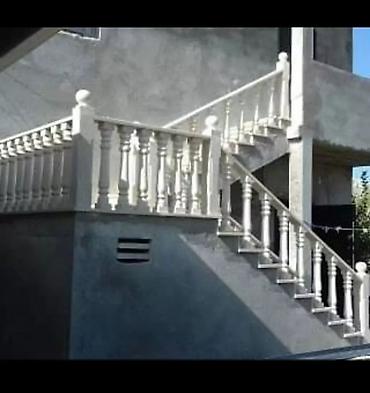 Məhəccər balyansları: Məhsul: Daş balyustrada və sütun elementləri Təsvir: - Təbii daşdan — 34