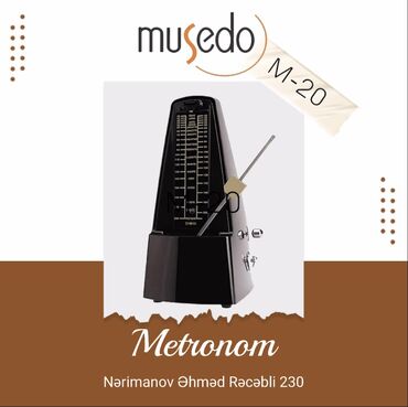 zakaz qarmon satilir: Musedo Metronom Model: M-20 🚚Çatdırılma xidməti mövcuddur