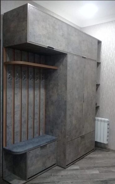 Sifarişlə dolablar: Düz dolab, Mətbəx üçün, Qonaq otağı üçün, Dəhliz üçün, Qarderob, Kupe, Korpuslu, 5 qapı — 10