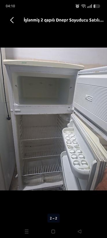 dispenser satilir: İşlənmiş 2 qapılı Stinol Soyuducu Satılır, rəng - Qırmızı, Dispenserli — 4
