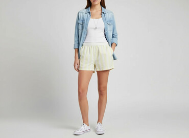 ccc różowe sandały: Primark, Shorts for women, size M