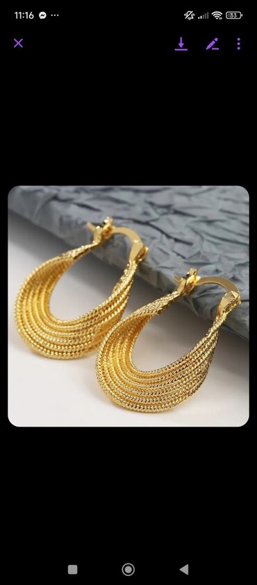 Minđuše: Par 800 din — 3