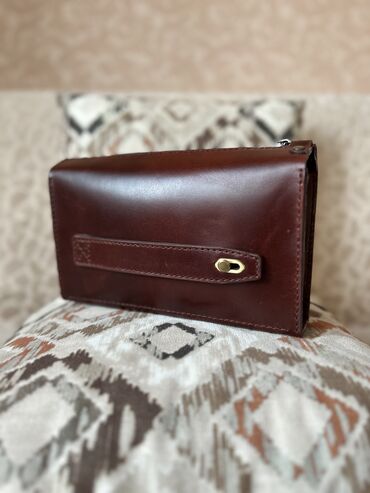 usta çantasi: 100% təbii dəridən əl işi individual clutch. Ölçüləri 24x15x6 sm, həm