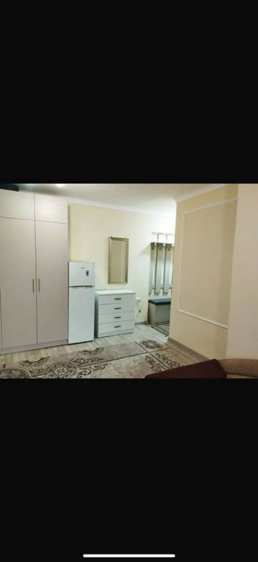 1 комнатная квартира бишкек снять долгосрочно: 1 бөлмө, 32 кв. м, Хрущевка, 1 кабат, Евроремонт