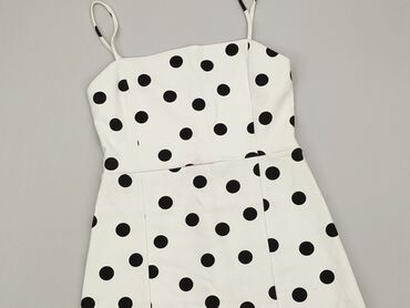 bershka biała spódniczka: Sukienka letnia Bershka, M (EU 38), Poliester, stan - Dobry