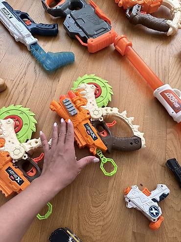 Игрушечное оружие: Böyük Nerf və oyuncaq blaster kolleksiyası Məzmun: - Müxtəlif ölçü və at lalafo.az — 3 Игрушечное оружие: Böyük Nerf və oyuncaq blaster kolleksiyası Məzmun: - Müxtəlif ölçü və — 3