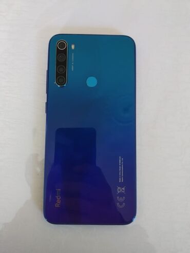 barter telfonlar: Xiaomi Redmi Note 8, 64 GB, rəng - Göy, 
 Sensor, Barmaq izi, İki sim kartlı