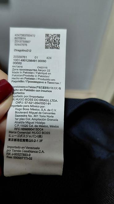 majice beograd: Nov Hugo original duks,teget boje,veličina Xl,slanje posle uplate — 4