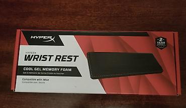 asus tuf dash: HyperX Wrist Rest (Cool Gel Memory Foam, orijinal)bilək dayağı — 4