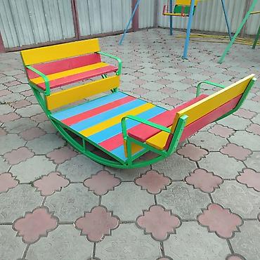 Детские качели: Качеля качалка лодочка.
Вместимость детей от 2 до 6 детей — 5