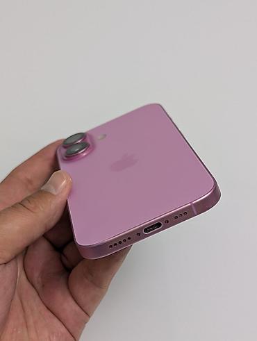 jack a2b: IPhone 16, Б/у, 128 ГБ, Розовый, Чехол, 92 % — 4