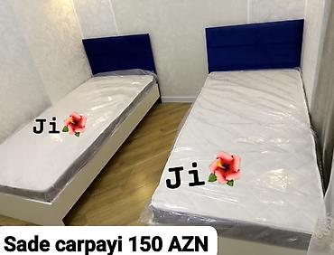 jasmin: Bazasiz madel carpayi 🏷️Cemi 150₼ Matras daxil ✓Reng secimi movcutdur — 1