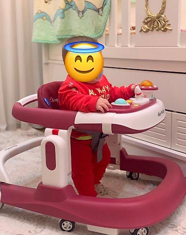 uşaq gəzdirən: Uşaq gəzdirəni (Baby Walker) - Rəng: narıncı-bənövşəyi və ağ — 2
