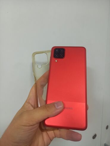 Telefon üçün soyuducular: Samsung Galaxy A12, 128 GB, rəng - Qırmızı, Zəmanət, Barmaq izi, İki sim kartlı