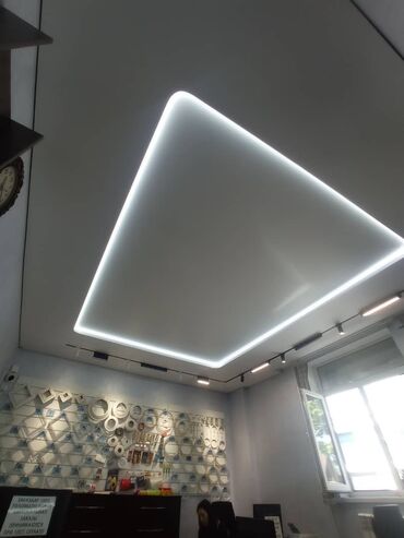 Натяжной потолок: Натяжной потолок Глянцевое, Матовое, 3D потолки Бесплатный замер, Гарантия, Монтаж — 10